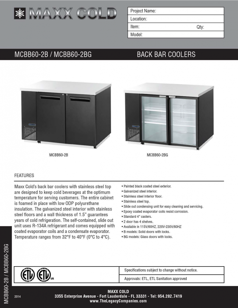 MCBB60-2B--MCBB60-2BG Spec Sheet pg1