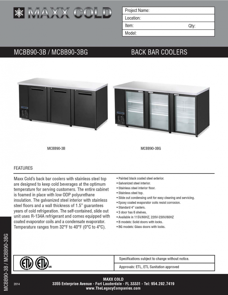 MCBB90-3B--MCBB90-3BG Spec Sheet pg1