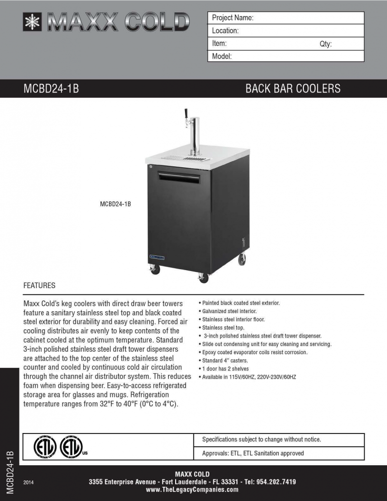 MCBD24-1B Spec Sheet pg1