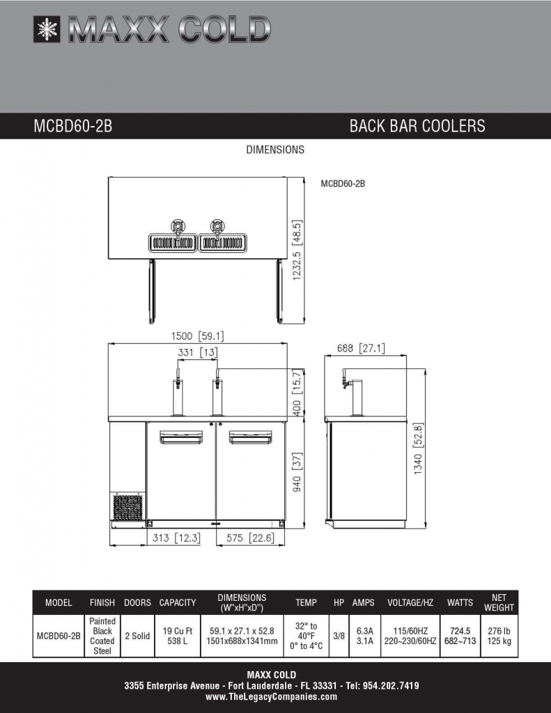 MCBD60-2B Spec Sheet pg2