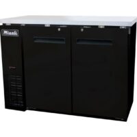 Migali 48″ Solid Door Back Bar Refrigerator