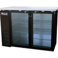 Migali 48″ Glass Door Back Bar Refrigerator
