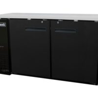 Migali 60″ Solid Door Back Bar Refrigerator
