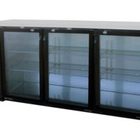Migali 72″ Glass Door Back Bar Refrigerator