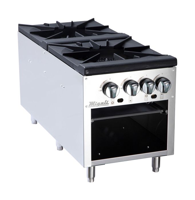 Migali 2 Burner Stock Pot Stove